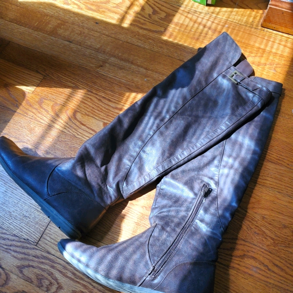 Knee High Brown Boots